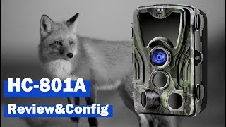 HC801A trail camera review and configuration [upl. by Abate]