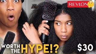 WORTH THE HYPE Revlon Salon One Step Hair Dryer Brush REVIEW [upl. by Ecnerret]