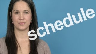 How to Pronounce Schedule  American English [upl. by Euqram996]