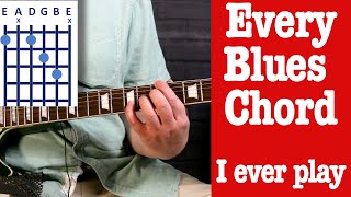 Blues Chords Guitar Lesson [upl. by Elamor822]