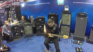 Jonas Hellborg bass solo at NAMM 2020  EBS Sweden [upl. by Notlaw]