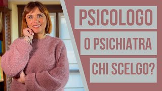 Psicologo o Psichiatra chi scelgo [upl. by Aileduab]