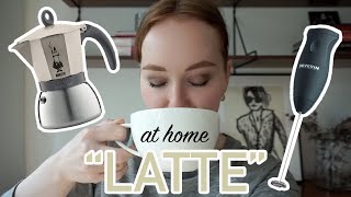 HOW TO MAKE A quotLATTEquot AT HOME moka pot  frother [upl. by Ilenna]