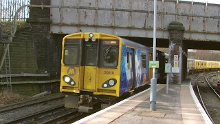 Half an Hour at 216  Birkenhead North Station 1022017  Class 507 508 terminus [upl. by Ardnohsed]