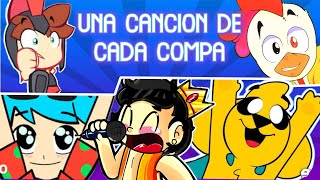 UNA CANCION DE CADA COMPA  CANCIONES DE LOS COMPAS ♪MAZER MUSIC♪ [upl. by Zetroc816]