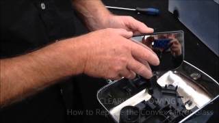 How to replace the Convex Mirror Glass on Clearview Towing Mirrors [upl. by Simsar]