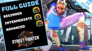 SF6 Kimberly Guide  How to play Kimberly in Street Fighter 6 Tutorial [upl. by Delano460]