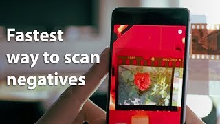 How to start scanning photo negatives with the app quotPhoto Negative Scannerquot [upl. by Brookhouse]