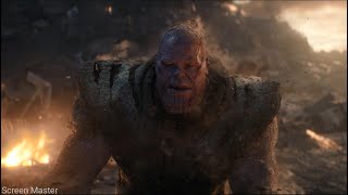 Thanos Death  2014 Thanos Loses  Avengers Endgame Open MatteIMAX HD [upl. by Osyth]