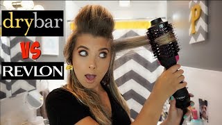 Drybar Stylist Tries Revlon OneStep Hair Dryer amp Volumizer [upl. by Ave]