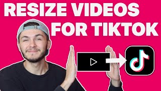 How to Resize Videos for TikTok Online [upl. by Nessim]