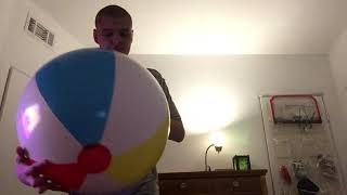 Second Beach Ball Blow To Pop [upl. by Giarc]