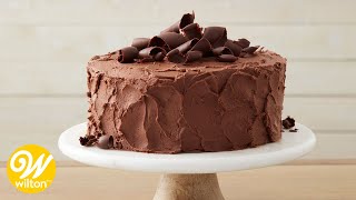 Easy Chocolate Cake Recipe for Beginners  Wilton [upl. by Warthman691]