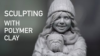 Sculpting with Polymer Clay  Timelapse [upl. by Ecnerat]