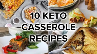 10 Keto Casserole Recipes Perfect for Weeknights and Meal Prep [upl. by Alurd]