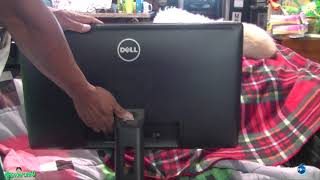 How To Remove Dell Monitor Stand For Wall VESA Mount [upl. by Leraj295]