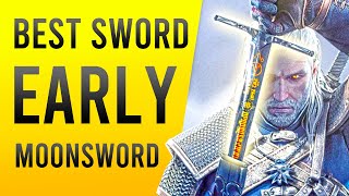 Witcher 3 Best Sword EARLY Location – The MoonBlade Silver Sword Relic Starter Guide [upl. by Sorilda]