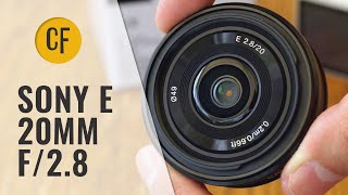 Sony 20mm f28 lens review with samples [upl. by Leirad]