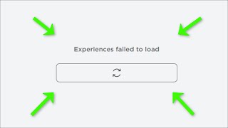 Roblox  Experiences Failed To Load  2022  Fix [upl. by Amik]