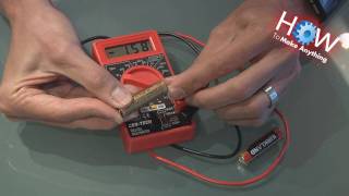 How to Use a Multimeter as Battery Tester [upl. by Meehsar869]