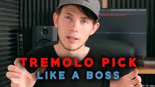 How To Tremolo Pick  Beginner Guitar Lesson [upl. by Swane40]