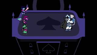 Deltarune  King Boss Fight OverthrowPacifist EndingFull Fight  Cutscenes [upl. by Edlyn792]