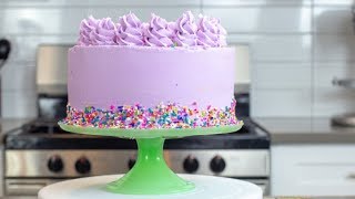 Cake Decorating for Beginners  How to Frost a Cake [upl. by Anaul]