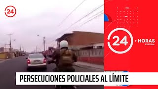 Reportajes 24 Persecuciones policiales al límite  24 Horas TVN Chile [upl. by Idel]