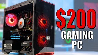 200 Gaming PC Build 2020  Intel i5 3470  RX 560 w Benchmarks [upl. by Treble983]